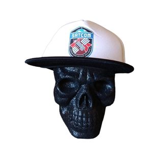 NWOT Vintage Satcom Singular Super Artificial Intelligence Trucker Hat